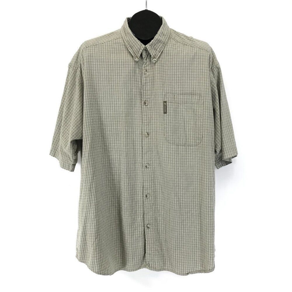 Columbia Short Sleeve Button Down Shirt Men's Size XXL Casual Summer Outdoor